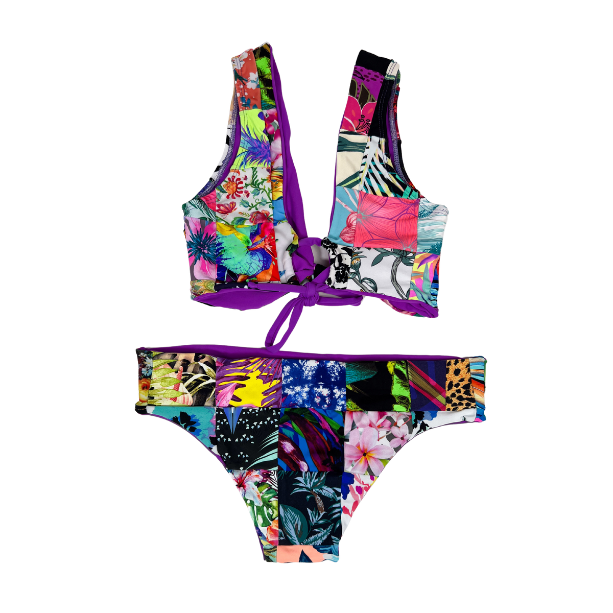 Bañador bikini tanga estampado